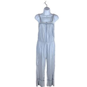 Victoria’s Secret Baby Blue Polka Dot Pajama Jumpsuit